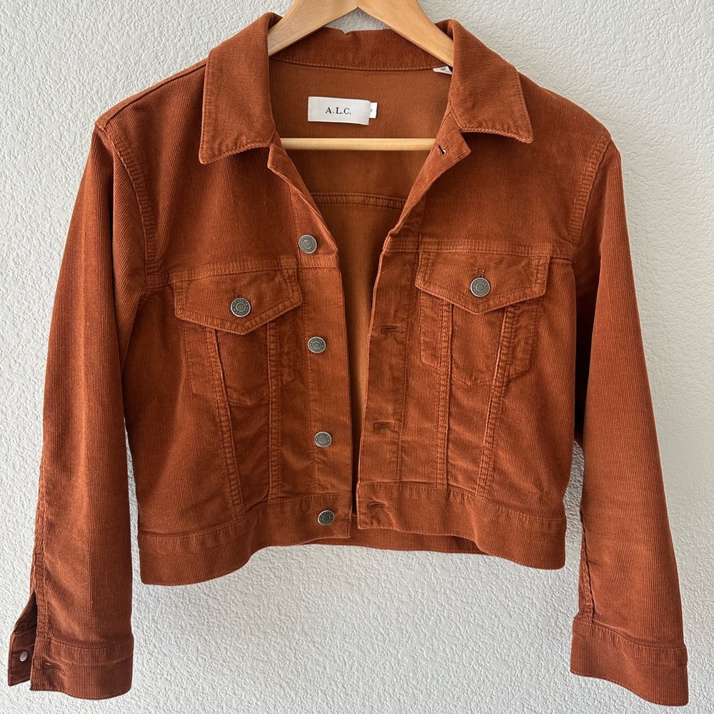 A.L.C Corduroy cropped jacket size 2